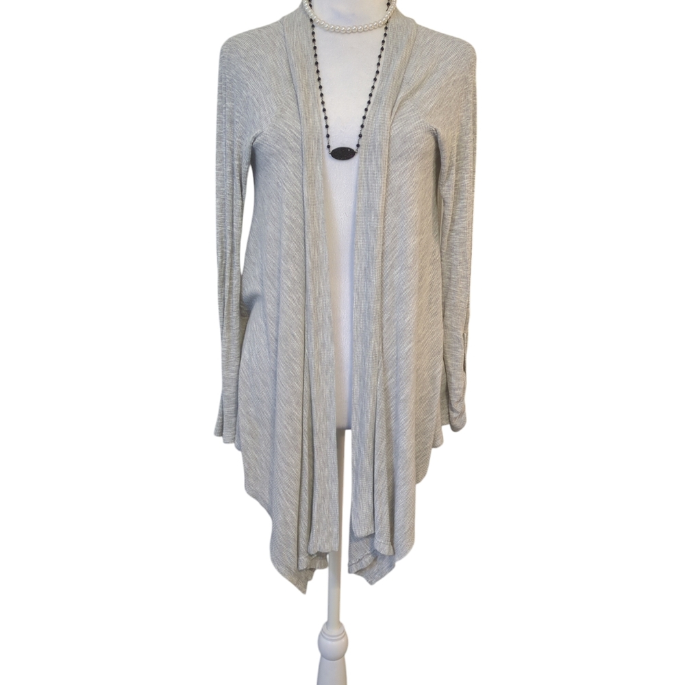 Etiquette Clothiers Light Gray Cardigan